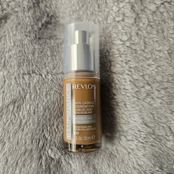 Revlon Illuminance Skin-Caring foundation 417 5% Squalame Hyaluronic Acid - Picture 1 of 4